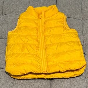 GAP Kids Yellow Puffer Vest